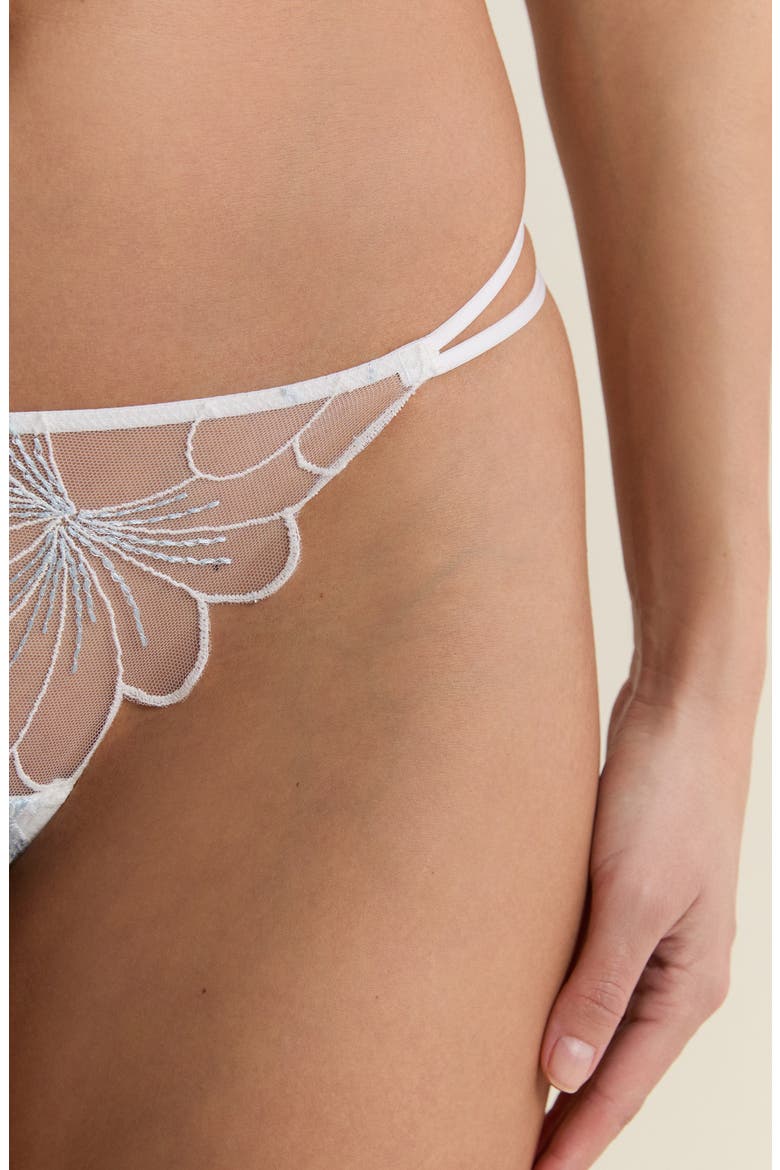 Camelia G-String, Alternate, color, WHITE