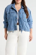 Caslon® Denim Utility Jacket