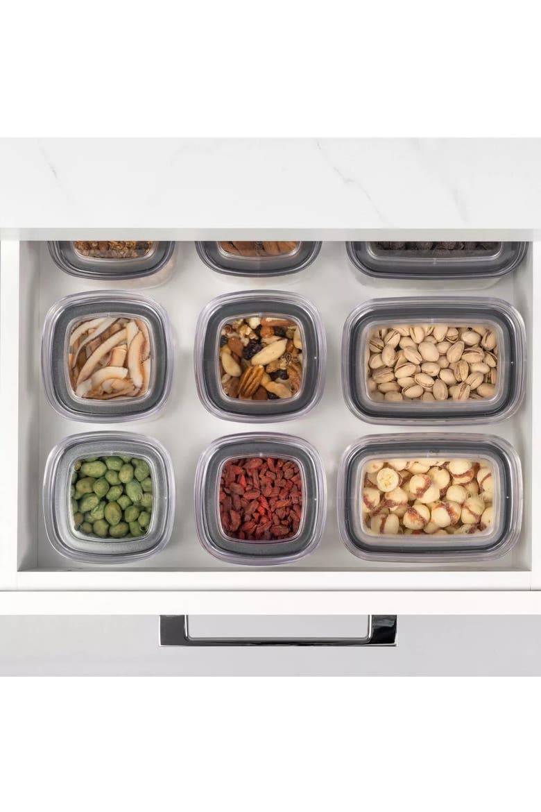 Clear Tiered Countertop Spice Organizer 13-Piece Set, Alternate, color, Clear