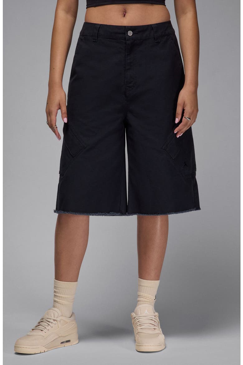 Flight Chicago Cotton Big Shorts, Main, color, BLACK