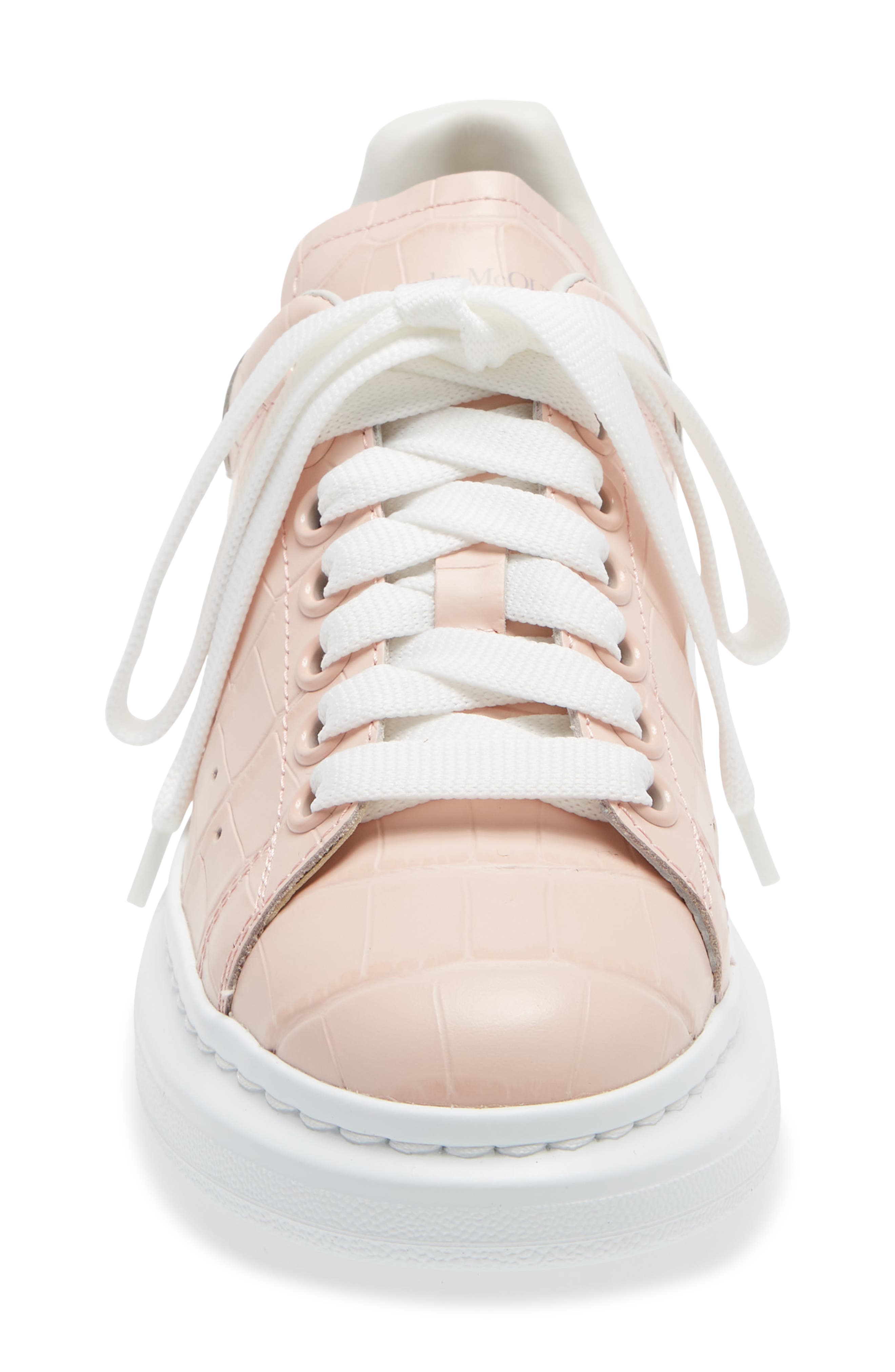 Alexander McQueen Oversize Sneaker, Alternate, color, PINK/ WHITE