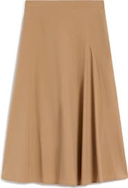 Weekend Max Mara Zaterra Bias Cut Cotton Skirt