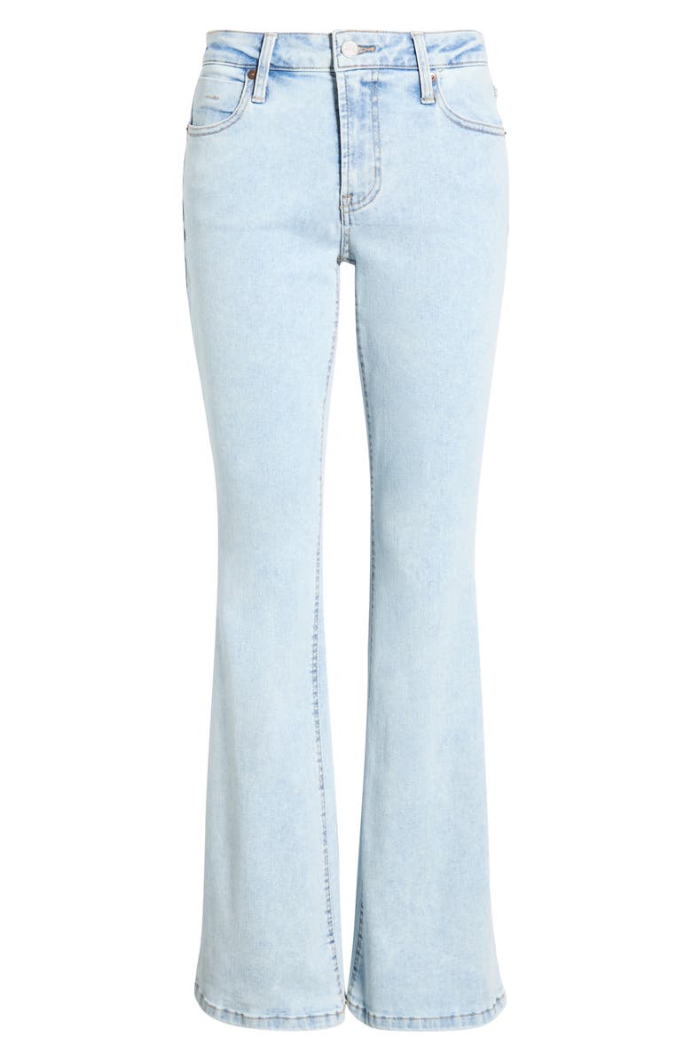 CITY BLUES Eiffel Flare Jeans, Alternate, color, Snow