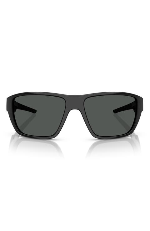 61mm Rectangular Sunglasses