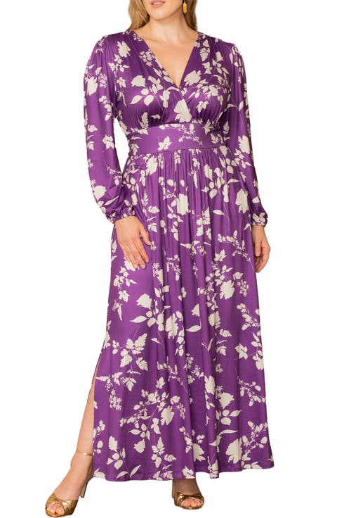 Kelsey Long Sleeve Maxi Dress (Plus)