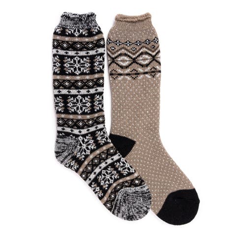 Women's 2 Pair Pack Tall Heat Retainer Boot Socks