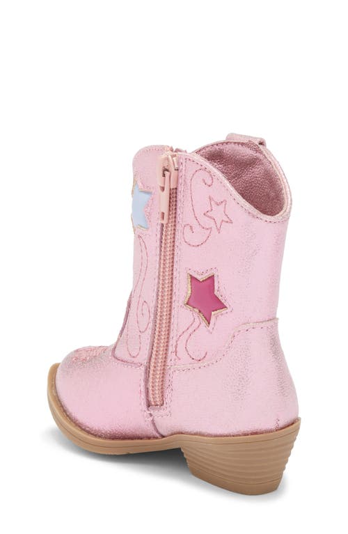 Harper Canyon Kids' Chelsee Star Western Boot In Pink