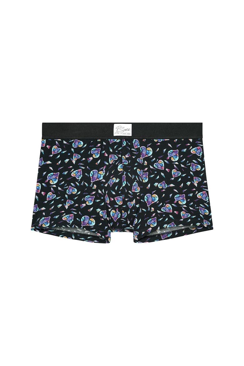 Love Me Boxer Briefs, Main, color, Black Print