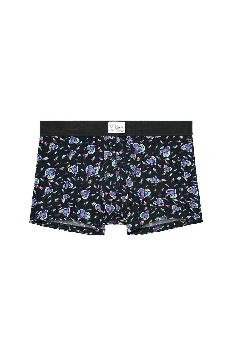 HOM Love Me Boxer Briefs, Main, color, Black Print