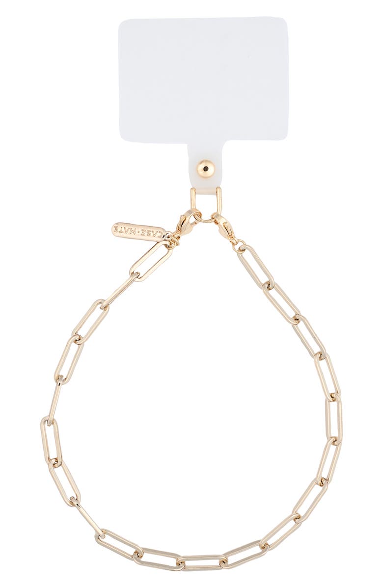 Case-Mate<sup>®</sup> Linked Charm Phone Chain, Main, color, Gold
