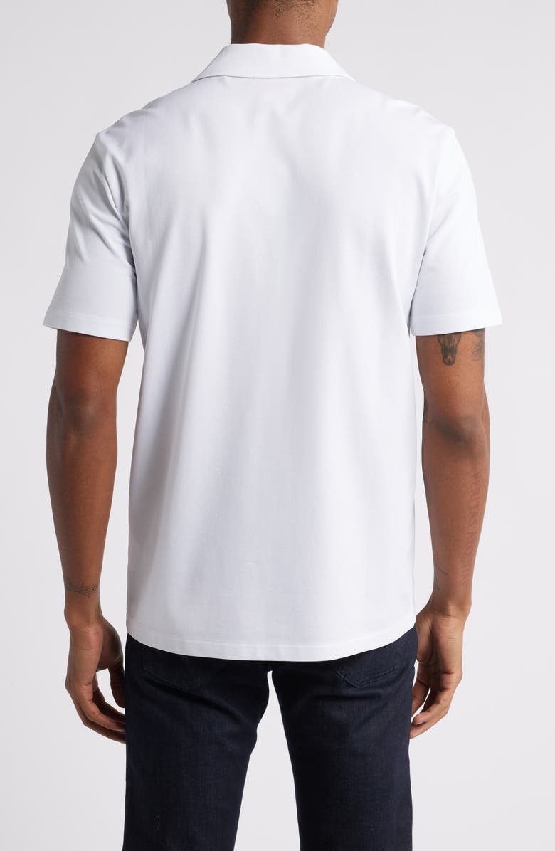 HUGO Dimerspolo Johnny Collar Piqué Polo, Alternate, color, White