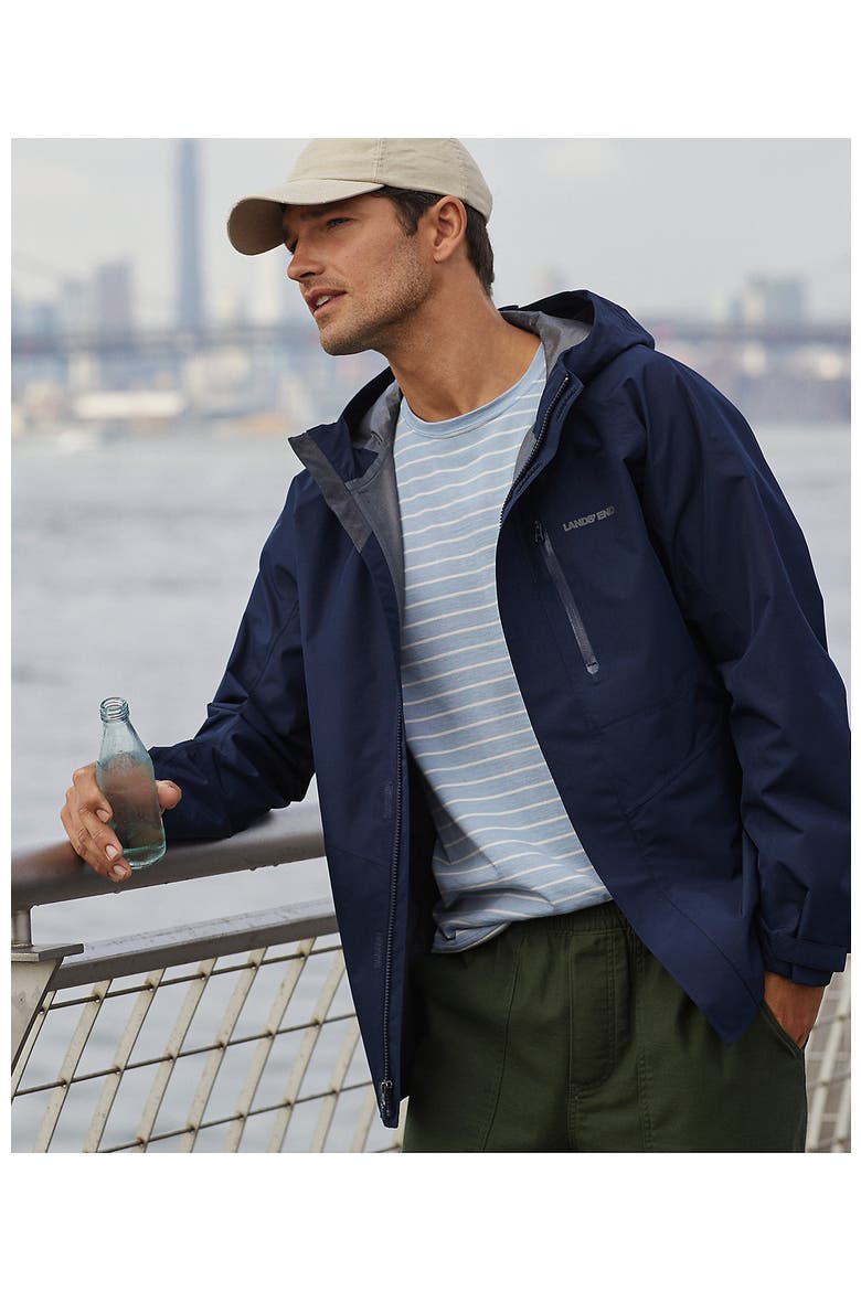 Waterproof Rain Jacket, Alternate, color, Radiant Navy