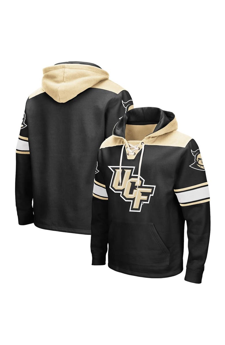 COLOSSEUM Men's Colosseum Black UCF Knights 2.0 Lace-Up Hoodie, Main, color, 