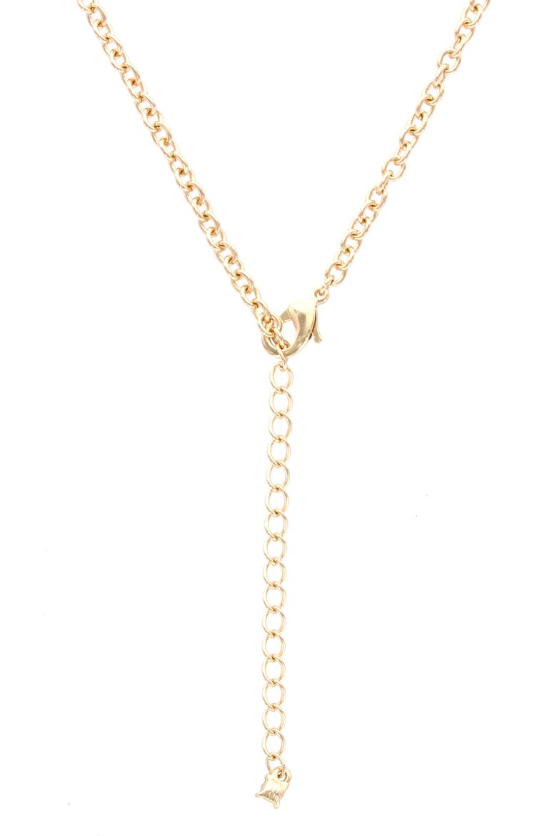 Analissa Crystal Statement Necklace, Alternate, color, PEACH
