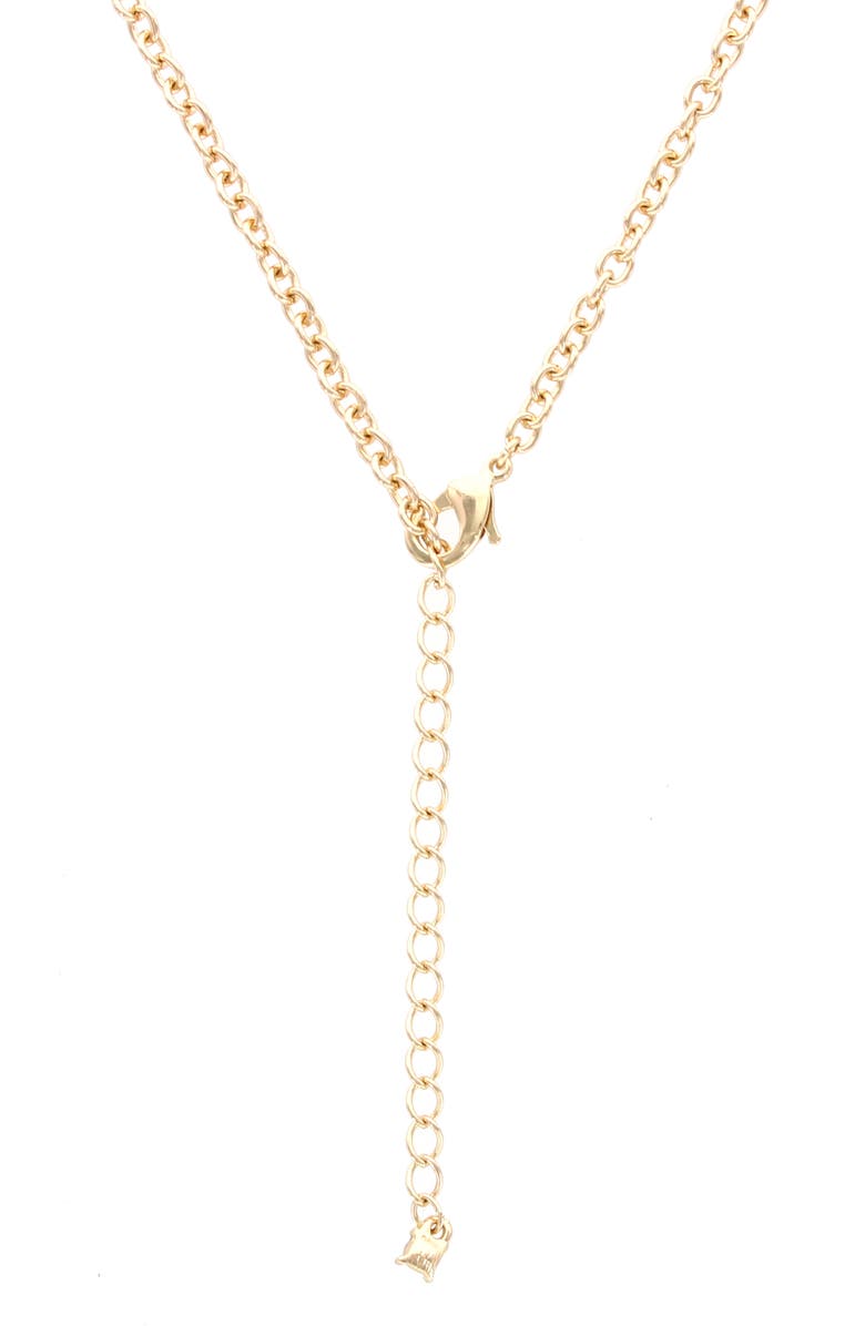 OLIVIA WELLES Analissa Crystal Statement Necklace, Alternate, color, Peach