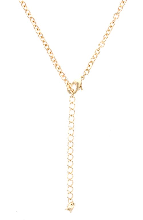 Olivia Welles Analissa Crystal Statement Necklace In Orange