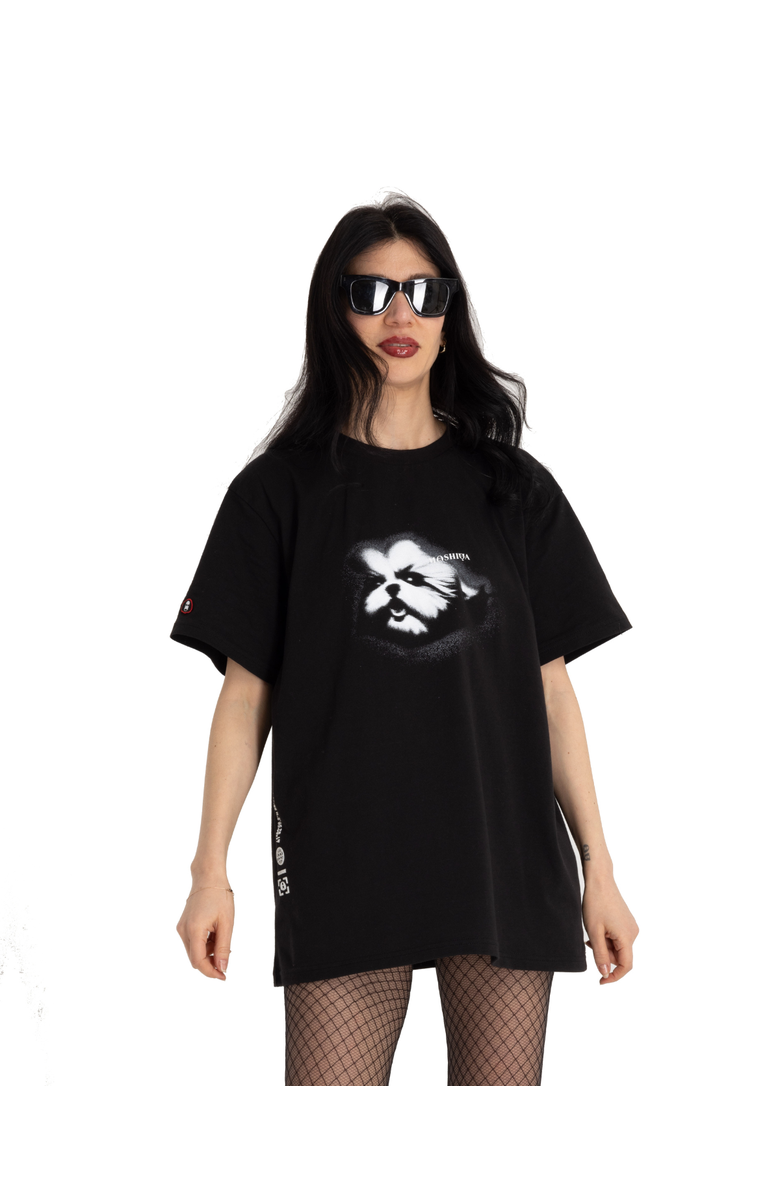 Moshiqa I Don't Give A Shih Tzu T-shirt, Main, color, Black