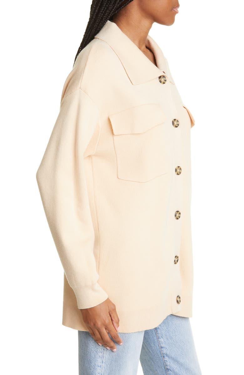 Monrow Sweater Jacket, Alternate, color,