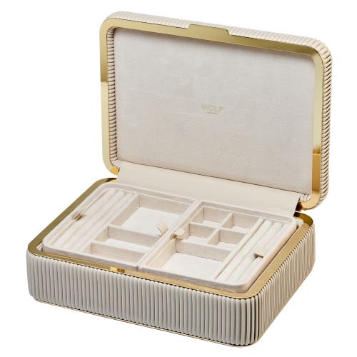 Wolf Bella Medium Jewellery Box In Brown