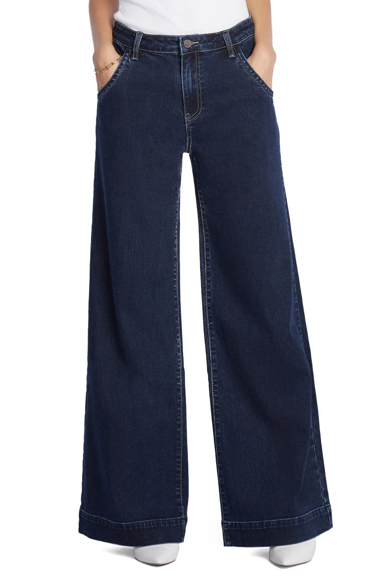 womens denim dress slacks Amazon.com: Denim Pants for Women Dressy Casual Work Pants Slacks High  Waisted Wide Leg Palazzo Pants Trousers with Front Pockets Grey : Sports &  Outdoors
