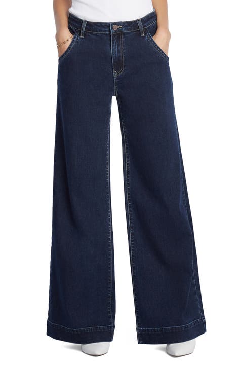 Ladies denim shops trouser