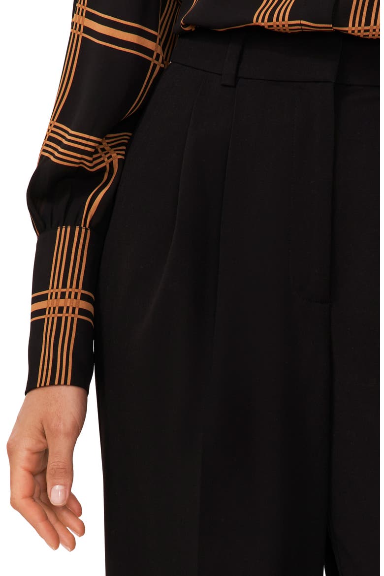 High Waist Wide Leg Pants, Alternate, color, RICH BLACK 060