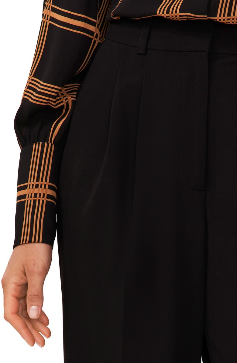 Halogen<sup>®</sup> High Waist Wide Leg Pants, Alternate, color, Rich Black 060