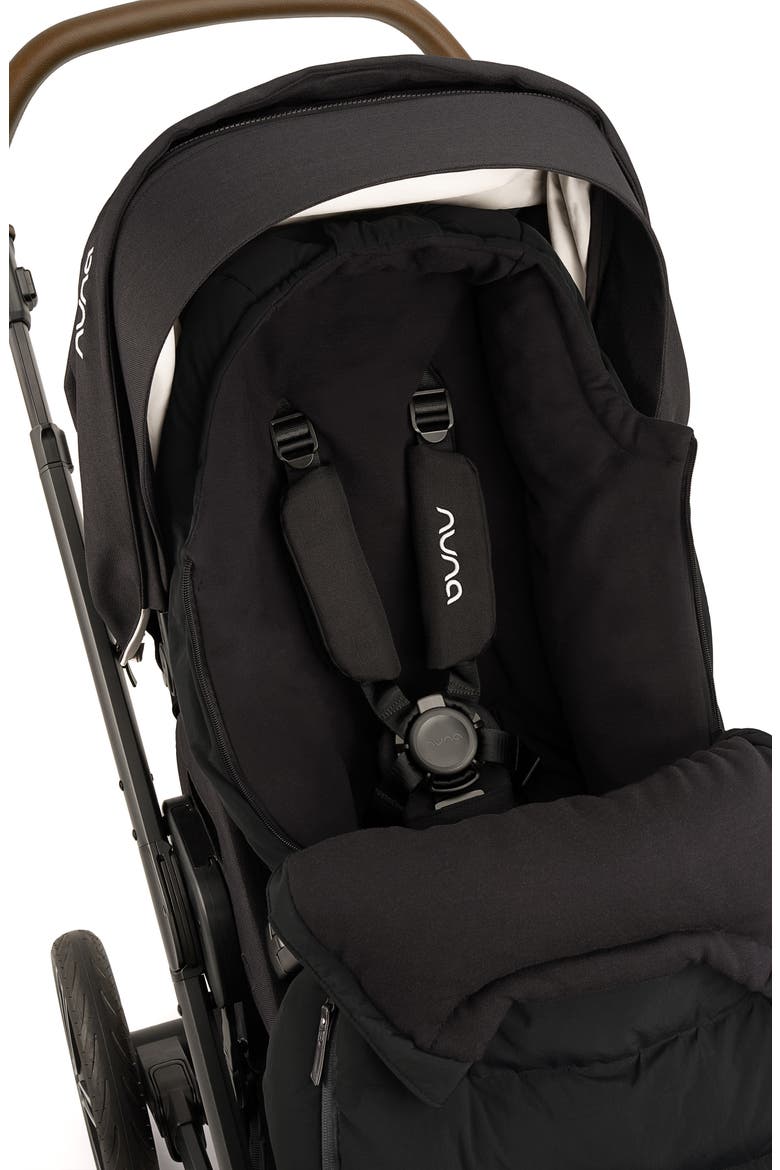 Winter Stroller Muff & Mitten Set, Alternate, color, CAVIAR