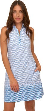 Cabana Life 1/4 Zip Sleeveless Sport Dress