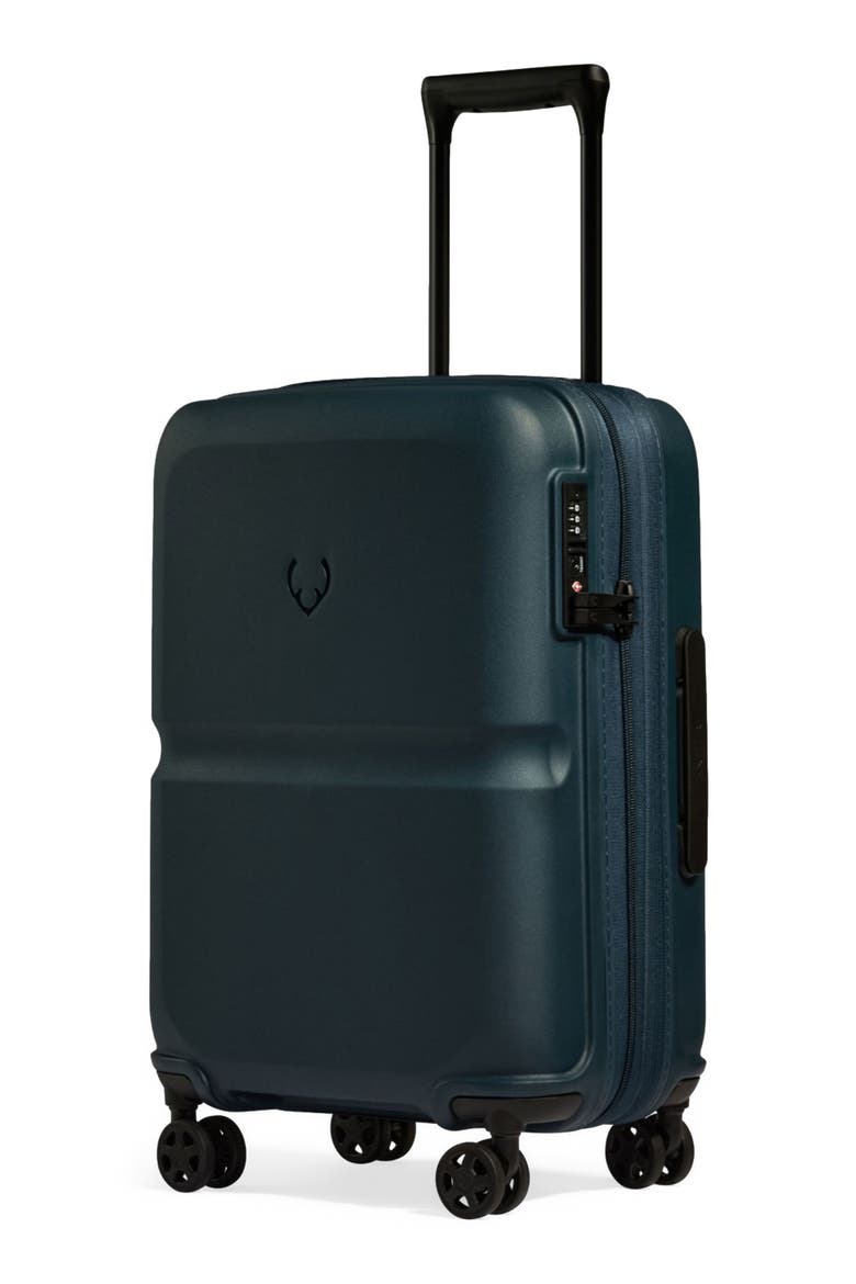 Single Stripe Expandable Carry-On, Alternate, color, Indigo Blue