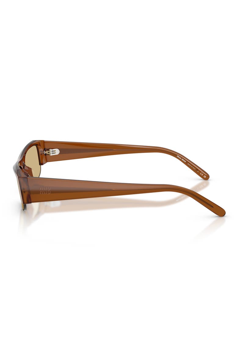 51mm Rectangular Sunglasses, Alternate, color, OPAL AMBRA / YELLOW