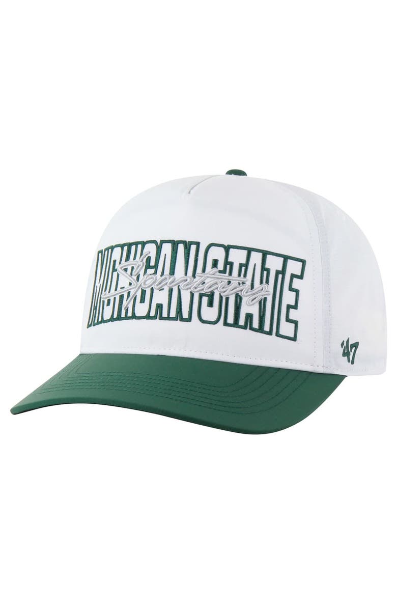 '47 Men's '47  White Michigan State Spartans Lineman Hitch brrr° Adjustable Hat, Main, color, White