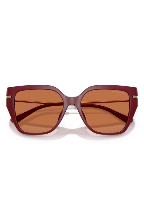 Michael Kors 54mm Square Sunglasses In Red
