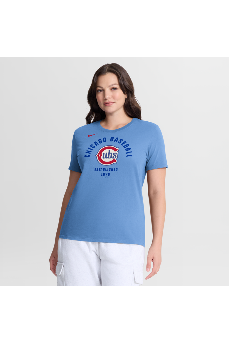 Women's Nike Light Blue Chicago Cubs Alternate T-Shirt, Main, color, Light Blue