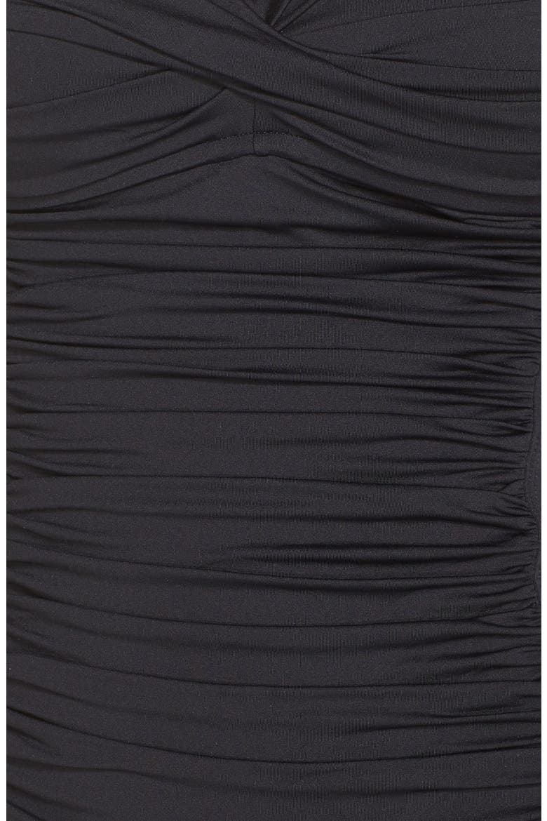 'Glamour' Tankini Top, Alternate, color, BLACK