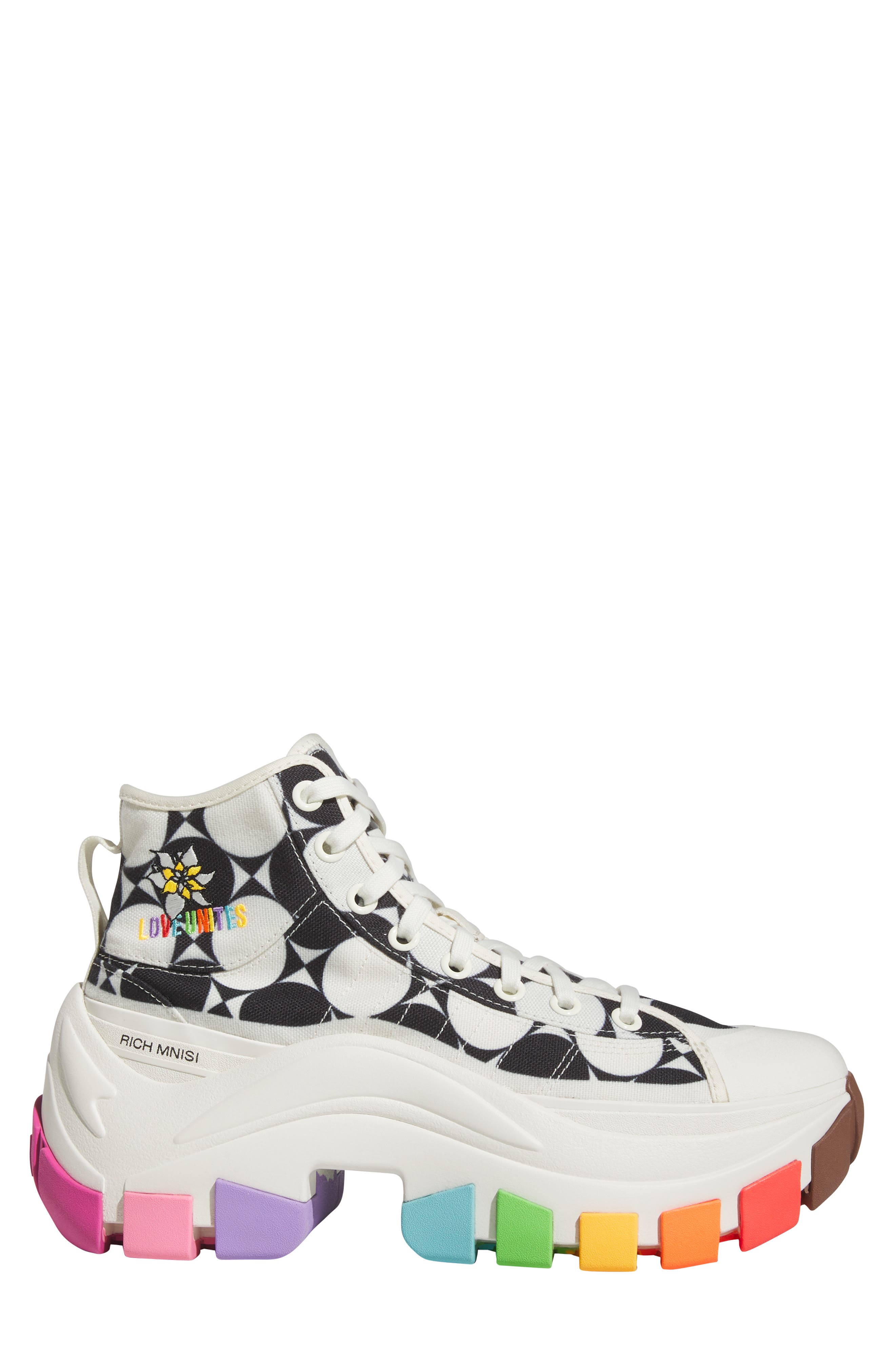 adidas x Rich Mnisi Nizza High XY22 Pride Sneaker, Alternate, color, 