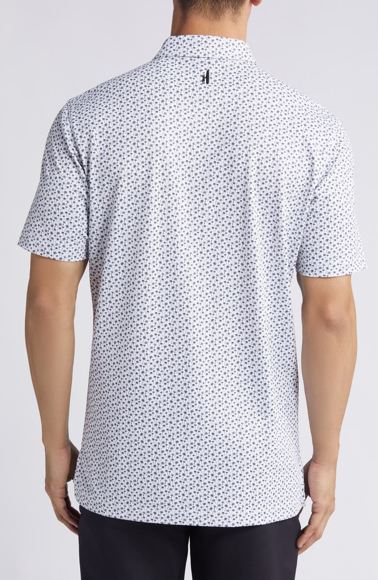 johnnie-O Kailua Palm Tree Print Piqué Performance Golf Polo, Alternate, color, 