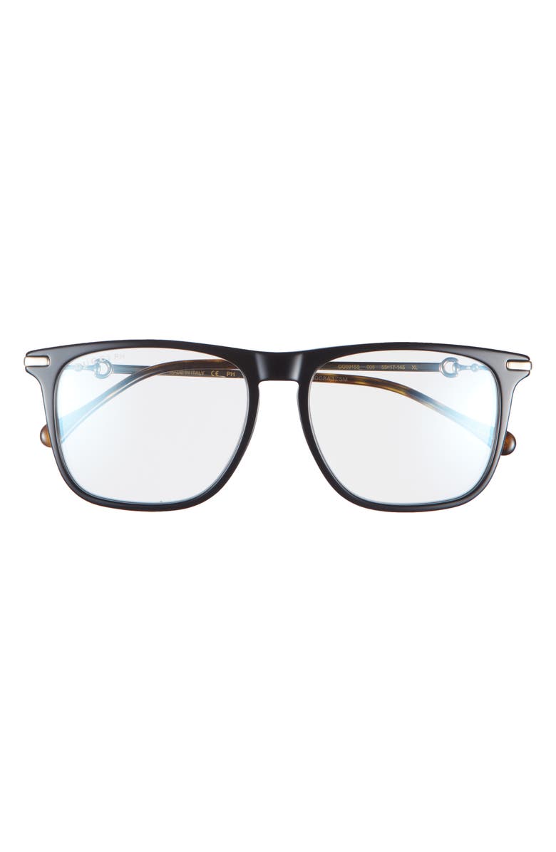 Gucci 55mm Square Sunglasses, Main, color, 