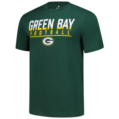 Men's Fanatics  Green Green Bay Packers Blocked T-Shirt
