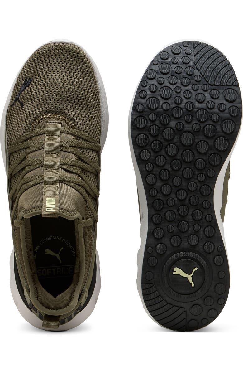 PUMA Softride Carson Fresh Running Shoe, Alternate, color, Loden Green/ Feather Gray