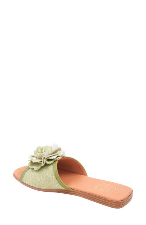 Andre Assous André Assous Kiky Slide Sandal In Pistachio