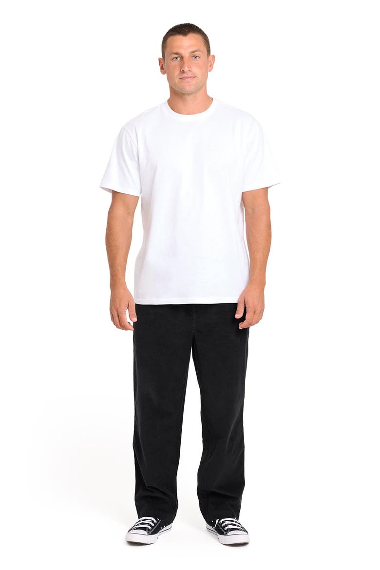 Larry Layback Corduroy Pants, Alternate, color, BLACK