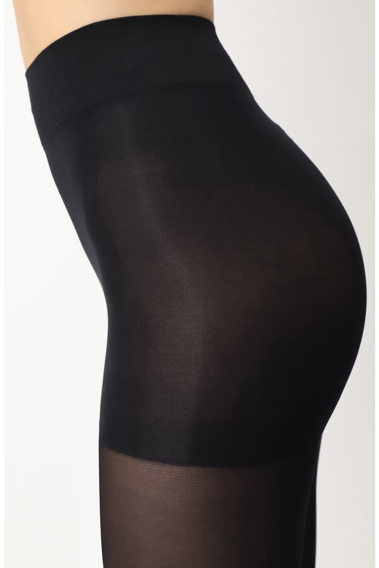 All Colors 50-Denier Shaping Tights, Main, color, BLACK