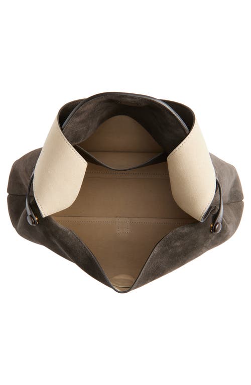 Ree Projects Florencia Soft Pebble Grain Leather Shoulder Bag In Brown