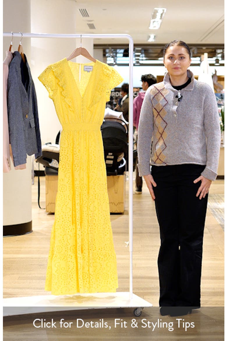 Eyelet Maxi Dress video