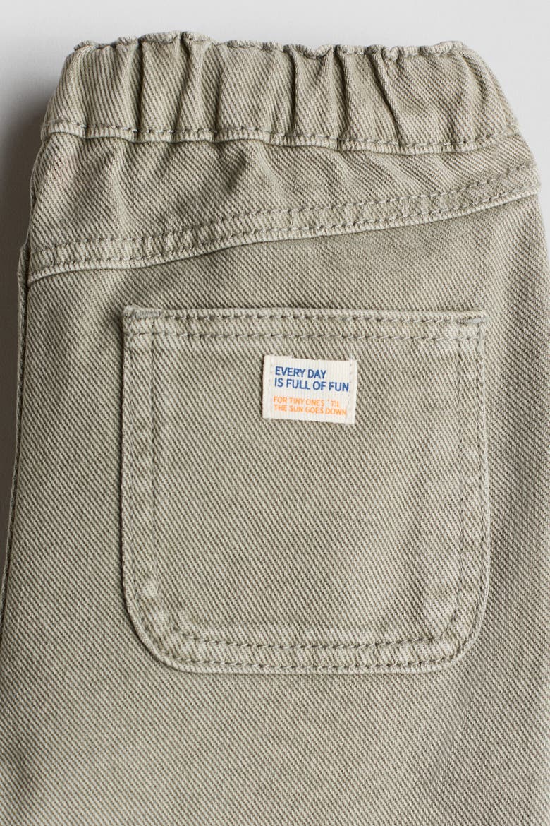 Cotton Twill Pants, Alternate, color, Light khaki green
