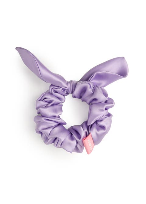 Bunny Ear Silk Hair Tie Scrunchie