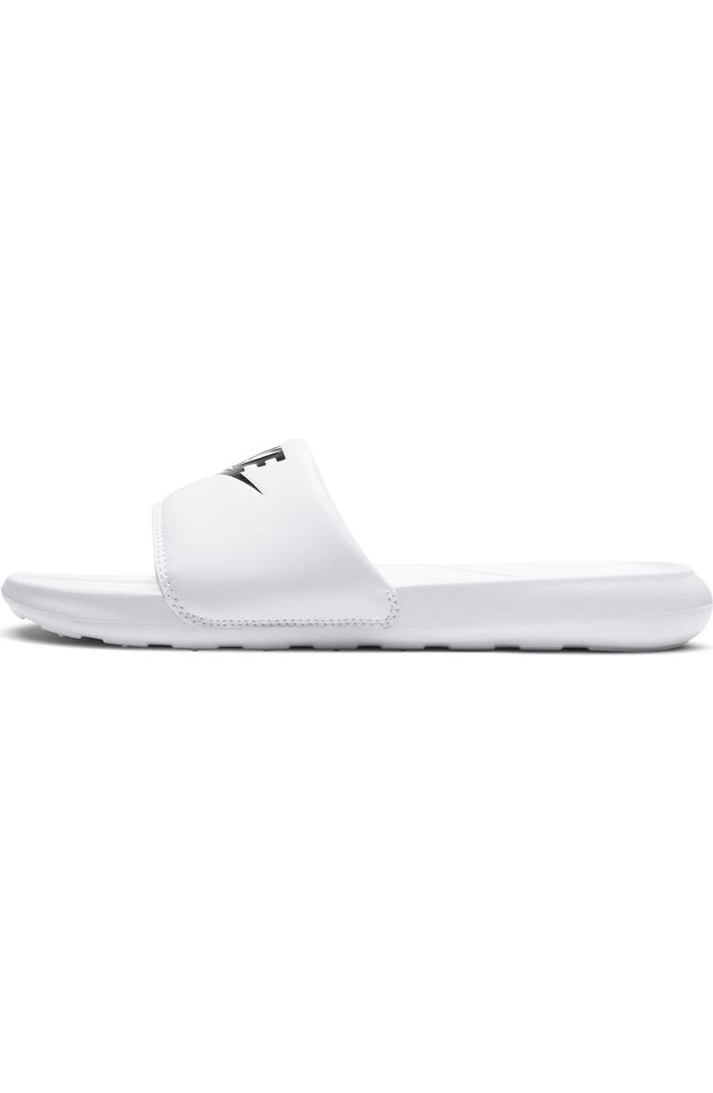 Nike Victori Slide Sandal, Alternate, color, 100 White/Black