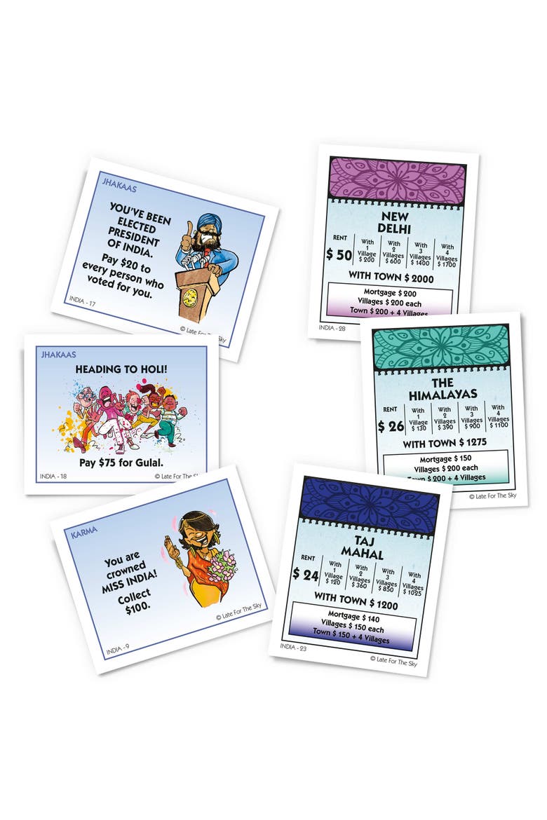 India Opoly Board Game, Alternate, color, Multicolored