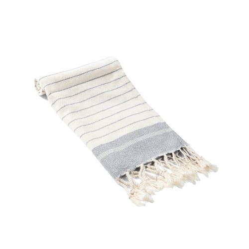 Olive And Linen Olive & Linen Mila Turkish Hand / Kitchen Towel In Gray